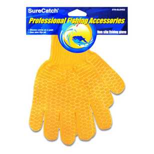 Wilson SureCatch Non Slip Lattice Fishing Gloves One Size Fits Most