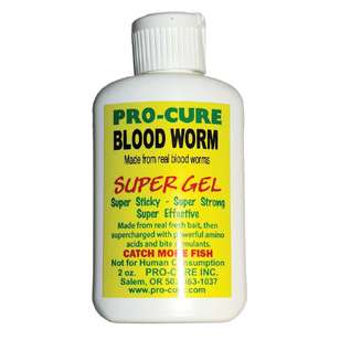 Pro-Cure Super Gel Scent Bloodworm Bloodworm 2 oz