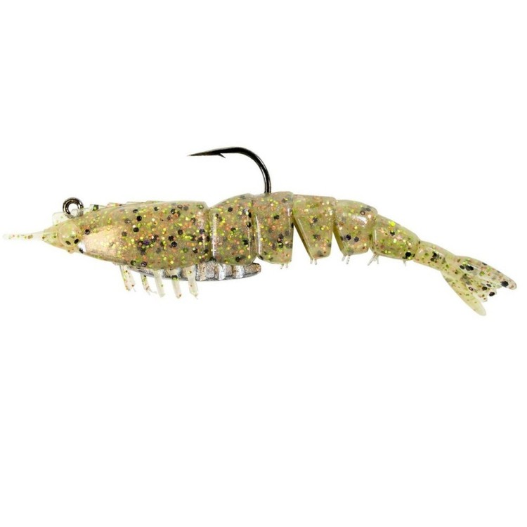 Artificial Shrimp 6 Pink/Yellow 2 Pack - Almost Alive Lures
