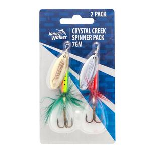 Jarvis Walker Crystal Creek Spinner Lures 2 Pack