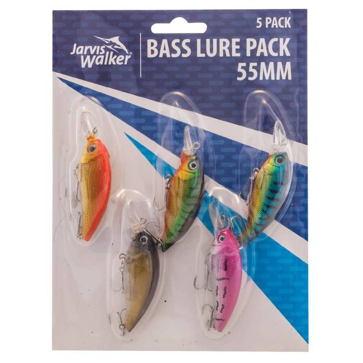 Jarvis Walker Bass Lure 55mm 5 Pack | Anaconda Jarvis Walker Bass Lure 55mm 5 Pack | Anaconda