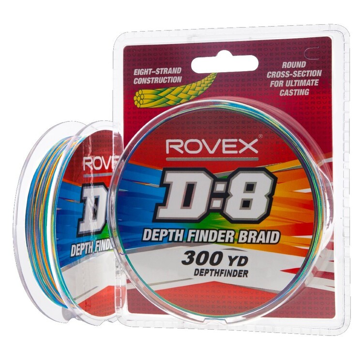 Rovex D8 Depthfinder Braid Line 300 Yard Spool