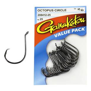 Gamakatsu Octopus Circle Hooks 25 Pack 8/0