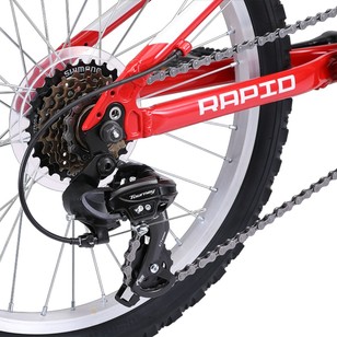 Fluid Rapid 20 inch Mountain Bike F1 Red 20 in