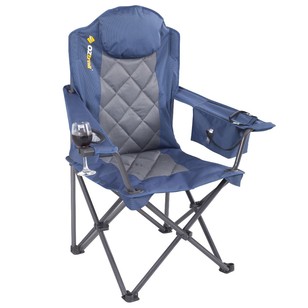 Oztrail Bigboy Diamond Chair Blue & Grey