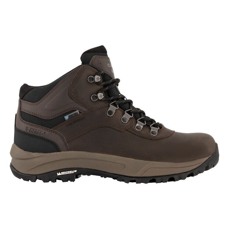 Hi-Tec Men's Altitude VI I Waterproof Mid Hiking Boots Dark Chocolate & Dark Taupe