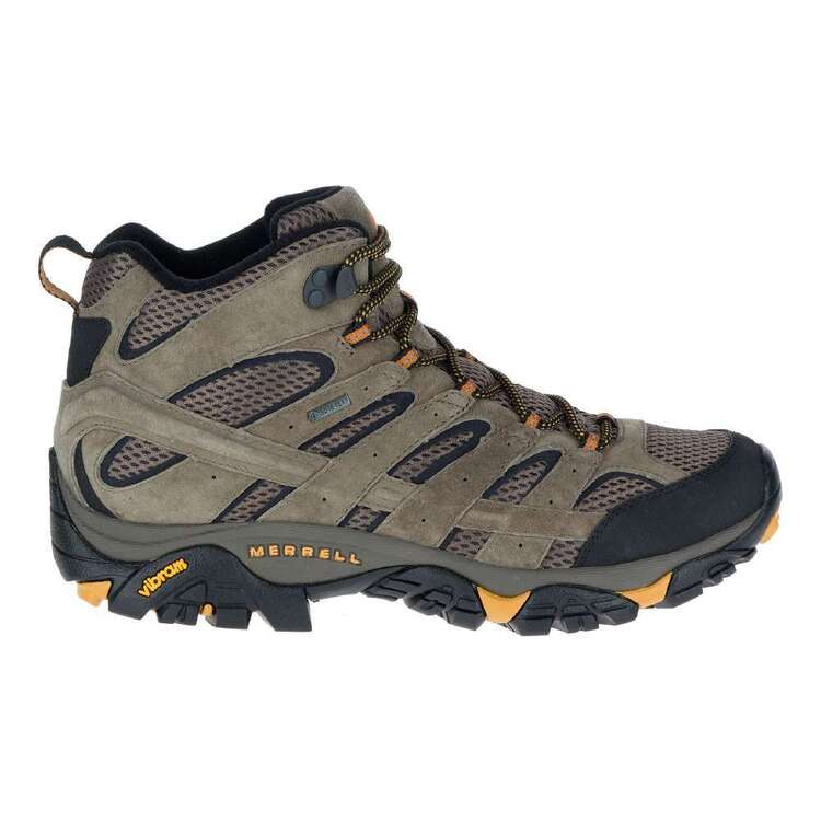 Merrell Men's Moab 2 GTX Leather Mid Hiking Boots Walnut 9