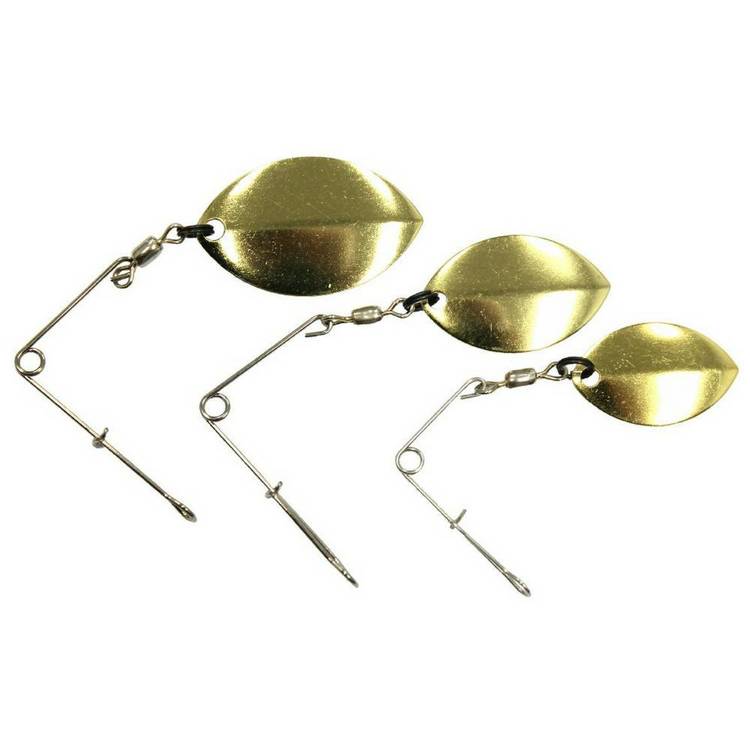 Tackle Tactics Tribe Olympic Jig Spinner Pack Gold