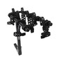 Fluid 50mm Hitch Mount 4 Bike Carrier With Anti-Sway Black
