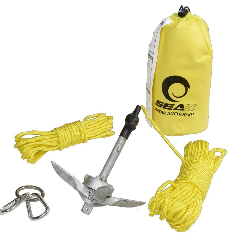 Seak Compact Kayak Anchor Kit Yellow