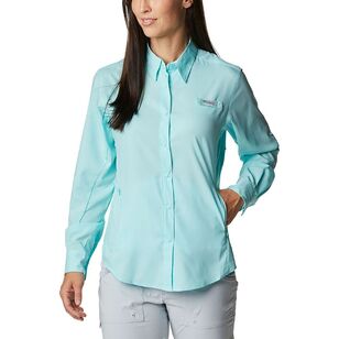 Columbia Women's Tamiami II Long Sleeve Shirt 448 Gulf Stream