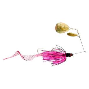 Gangster Lures Outcast Spinnerbait Black & Pink 1 oz