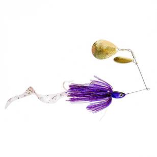 Gangster Lures Outcast Spinnerbait Purple & Black 1 oz
