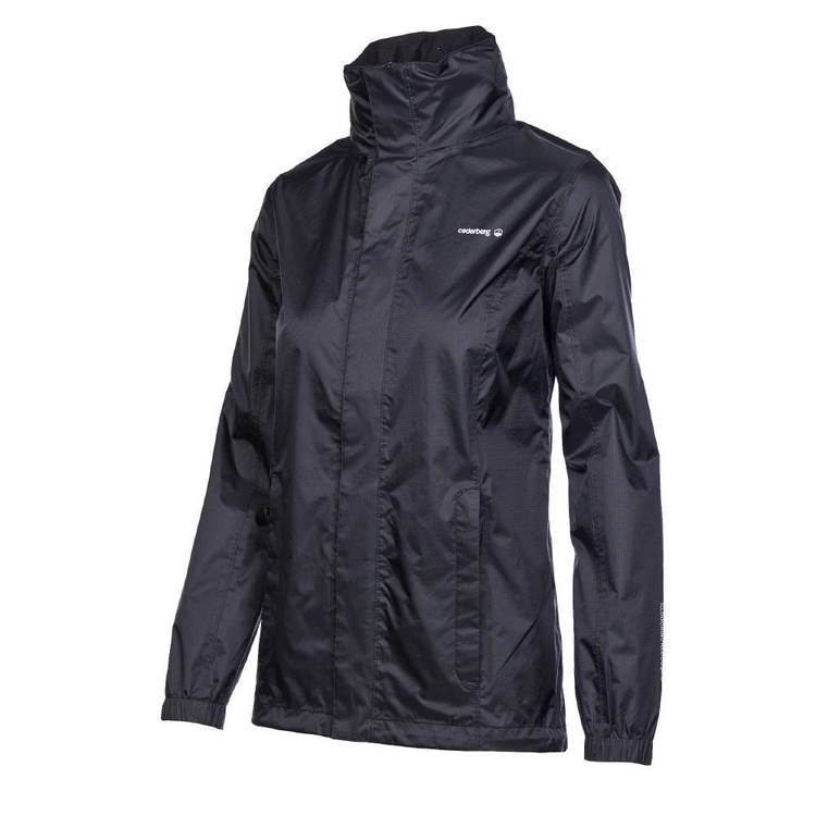Cederberg Women's Cottesloe Rain Jacket Black