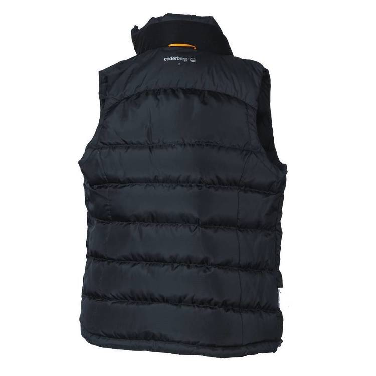 Cederberg Women's Mawson Packable Puffer Vest Black