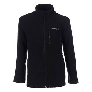 Cederberg Youth Larapinta V2 Full Zip Fleece Top Black