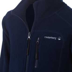 Cederberg Youth Larapinta V2 Full Zip Fleece Top Navy