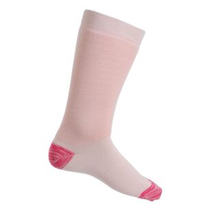 Chute Adults' Blazin Ski Socks Light Pink / Bright Rose