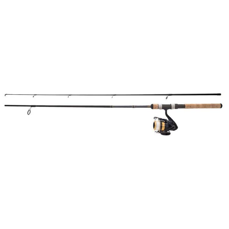 d shock fishing reel DAIWA D-SHOCK SPINNING COMBO 1BB Fiberglass Rod with comfortable cork handle D Shock Daiwa 3000 Combo
