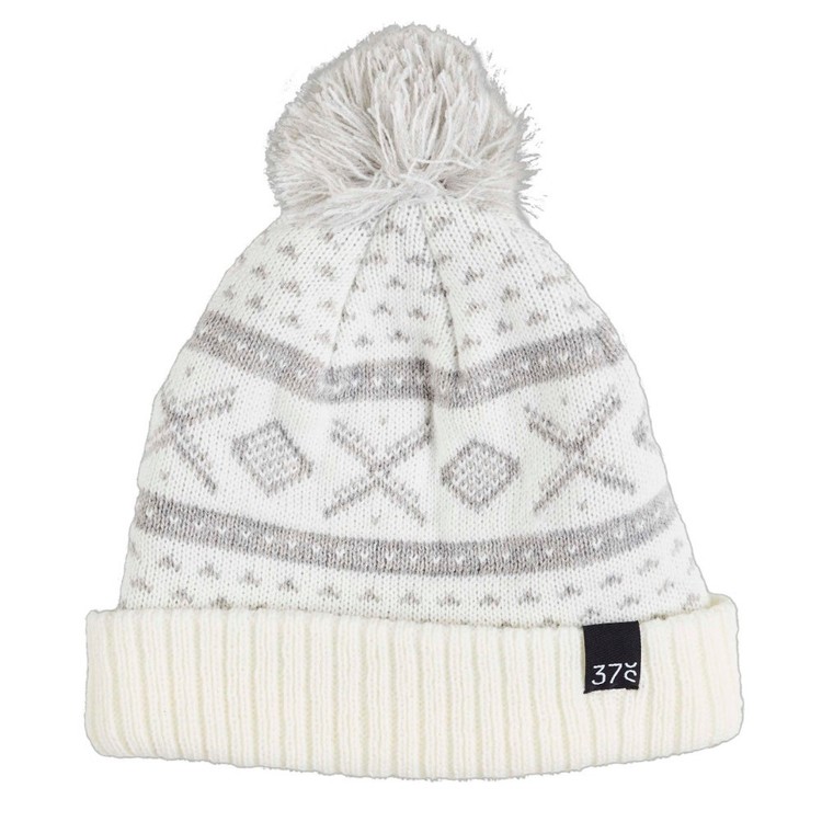 37 Degrees South Women's Laila Beanie White One Size Fits Most