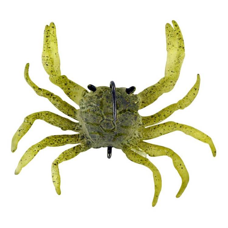 crusty crab fishing lure 1.9 in With rapid vibration legs Chasebaits Crusty Crab Soft Plastic