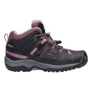 Keen Youth Targhee Waterproof Mid Hiking Boots Black 3