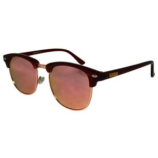 Stiletto Addison Sunglasses Crystal Brown & Pink Revo One Size Fits Most
