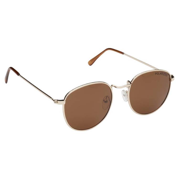 Stiletto Harper Sunglasses Gold & Brown One Size Fits Most