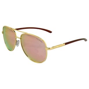 Stiletto Misty Women's Sunglasses Gold & Pink Revo One Size Fits Most