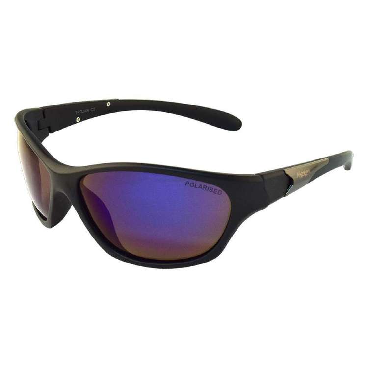 Mangrove Jack's Trojan Sunglasses Black & Blue Revo One Size Fits Most