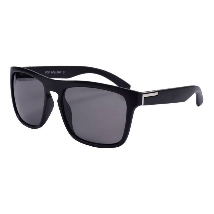 Mangrove Jack's Doc Holliday Sunglasses Matt Black & Smoke One Size Fits Most