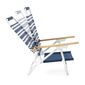 Life Deluxe Chair with Bag Navy Stripe