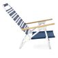 Life Deluxe Chair with Bag Navy Stripe