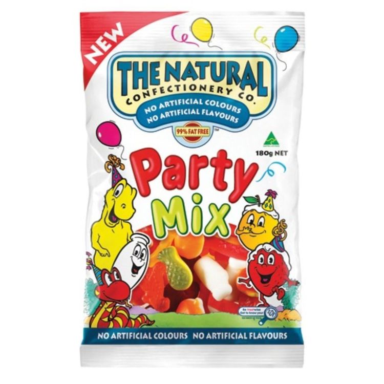 The Natural Confectionary Co. Party Mix 180 g Pack