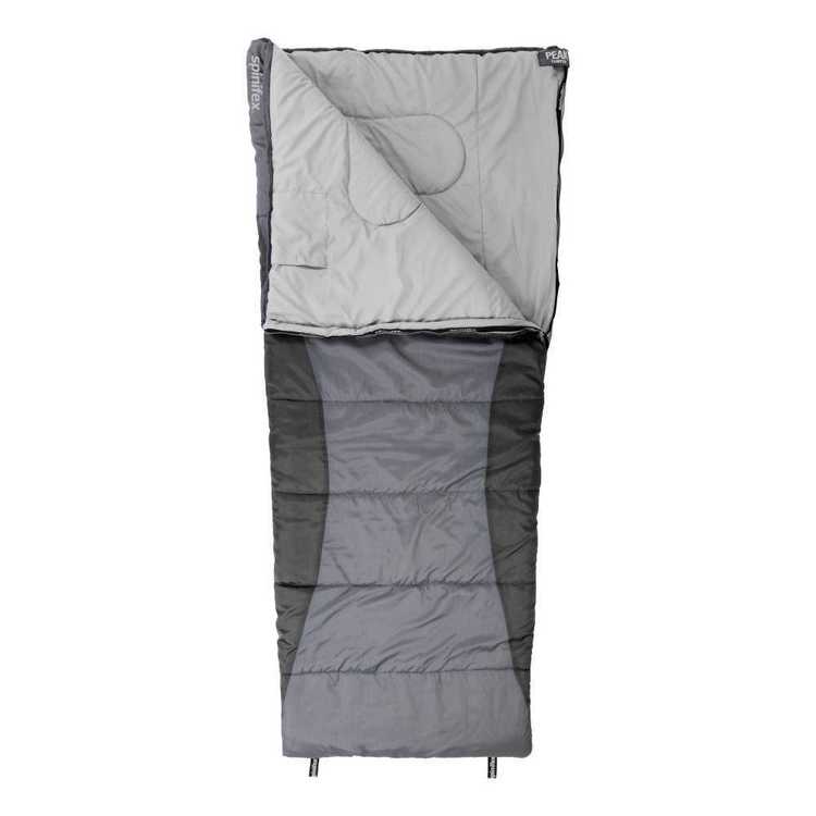 Spinifex Peak Camper Sleeping Bag Grey & Black