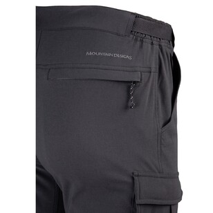 Mountain Designs Men's Larapinta Convertible Pant Black Black