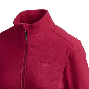Mountain Designs Women's Navis Full Zip Fleece Jacket Plum 12