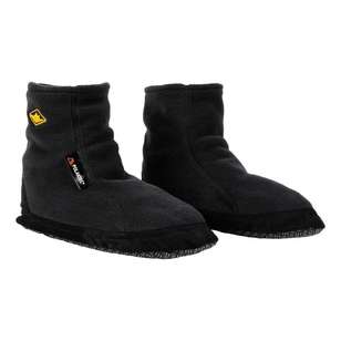 Mountain Designs Adults' Unisex Bearfoot Fleece Booties Black