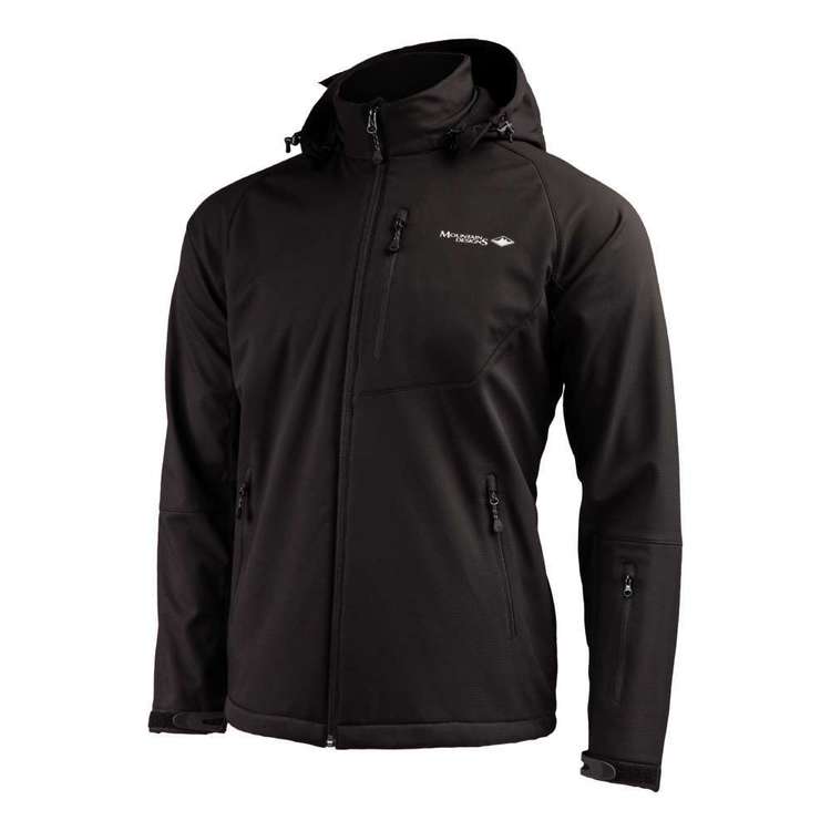 Mountain Designs Men's Perisher Softshell Jacket Black