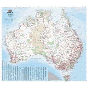 Hema Australia Large Map Multicoloured