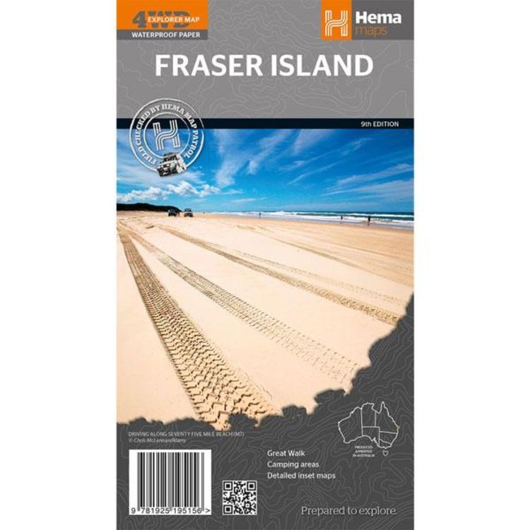 Hema Fraser Island Map