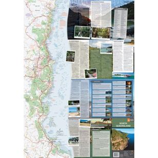 Hema North Queensland Map Multicoloured