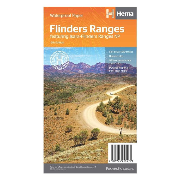 Hema Flinders Ranges Map