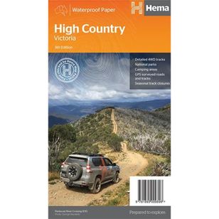 Hema The High Country Victoria Map Multicoloured