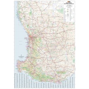 Hema South West Western Australia Map Multicoloured