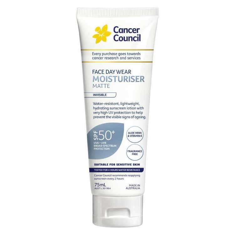 Cancer Council Face Day Wear SPF 50+ Sunscreen 75 mL
