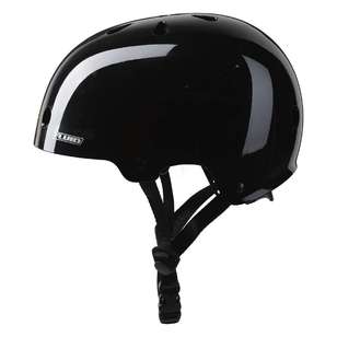 Fluid Kid's Skate Helmet With Sticker Black 50 - 54