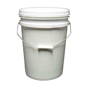 20 Litre White Bucket With Lid 20 L