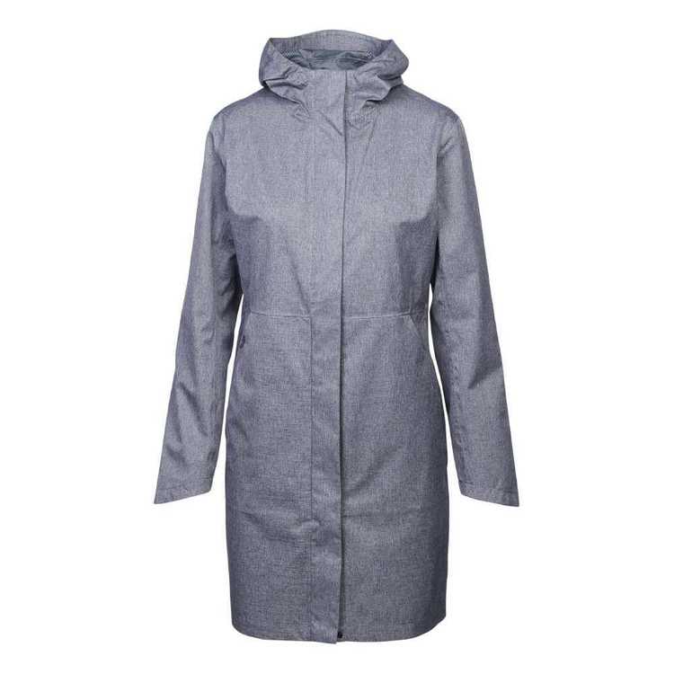 Cape Women's Baylee Long Rain Jacket Charcoal Melange