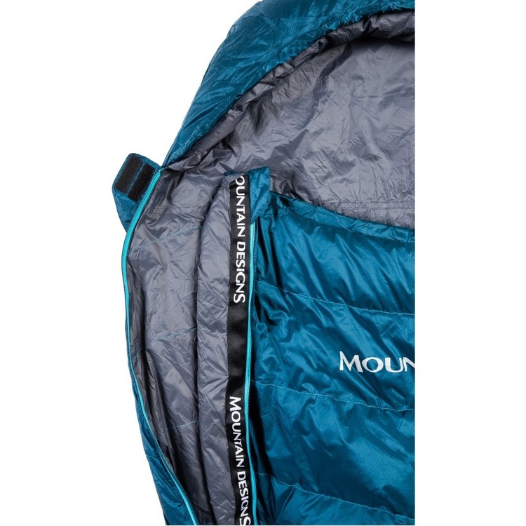 Mountain Designs Travelite 500 0° Large Sleeping Bag Reflecting Pond LHZ